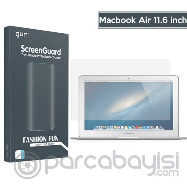 GOR Macbook Air 11.6 inch Darbe Emici Ekran Koruyucu