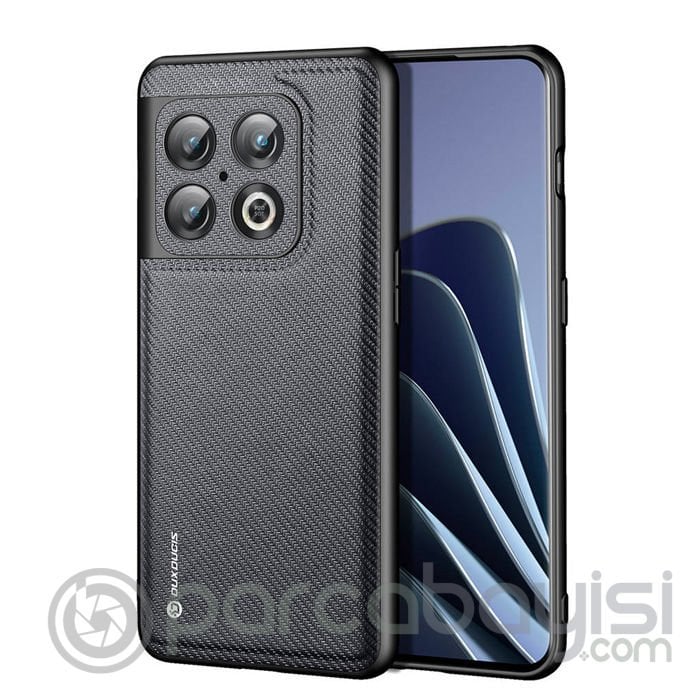 Dux Ducis Fino Serisi OnePlus 10 Pro Kılıf Premium Dokuma Silikon Kılıf