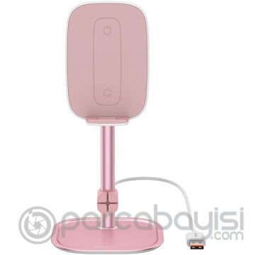 Baseus Literary 15W Kablosuz Şarj Masaüstü Telefon Tutucu Stand Wireless Şarj