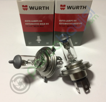 H4 Far Ampülü Halojen 12V 55/60 Watt Würth