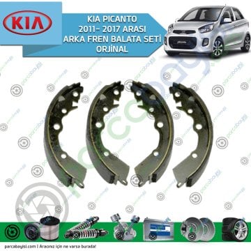 Kia Picanto Arka Fren Balata Seti Orjinal | 583501Ya00