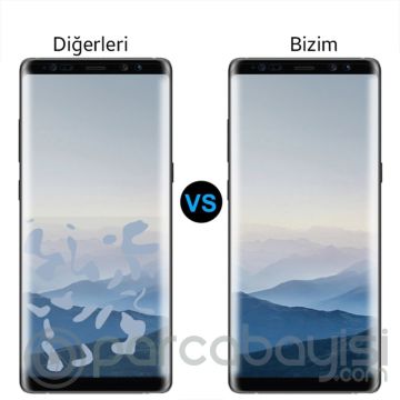 Gor Galaxy Note 9 3D Kavisli Darbe Emici Full Ekran Koruyucu 2 Adet Set