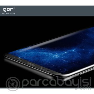 Gor Galaxy Note 7 Fan 3D Kavisli Darbe Emici Full Ekran Koruyucu 2 Adet Set