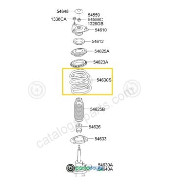 Kia Ceed Helezon Yayı Ön Orjinal | 546301H531