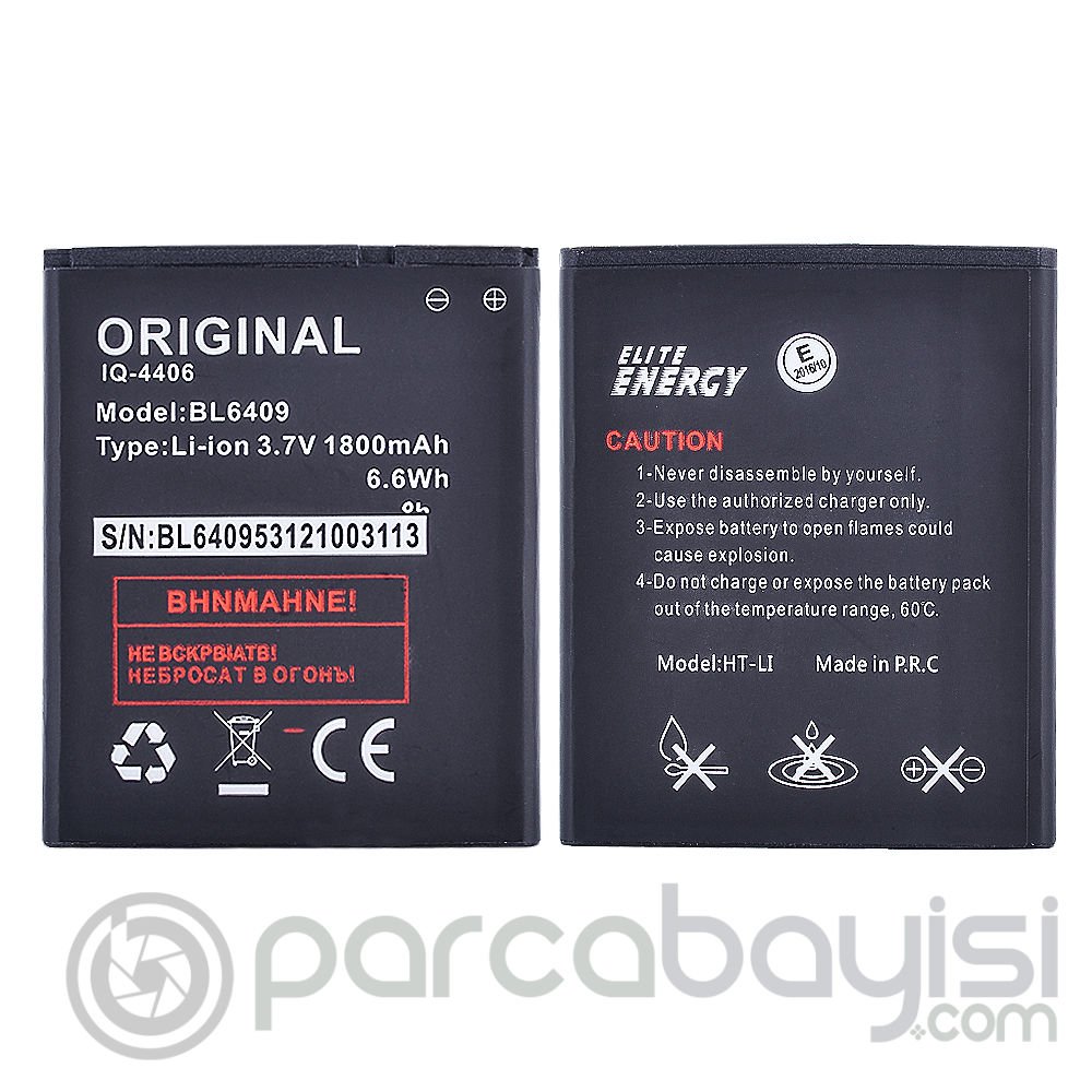 Fly İq4406 Bl6409 Pil Batarya