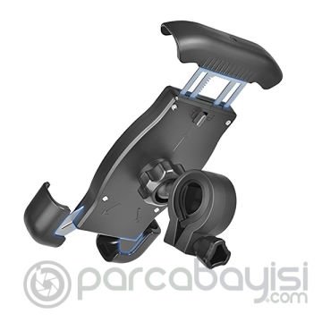 Ally TT-T45 Motor ve Bisiklet Gidonu İçin 360 Dönebilen Telefon Tutucu