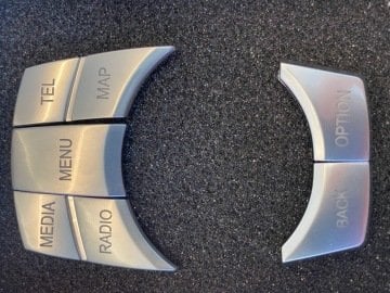 BMW Multimedia Konsol Metal Düğme Seti