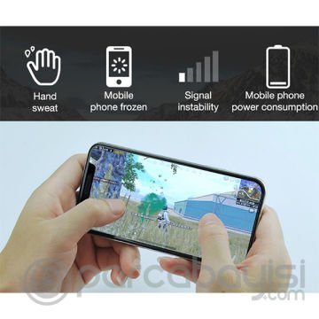 MEMO FL01  Telefonu Soğutma Fanı Radyatör Soğutucu Led iOS Android Pubg Gaming
