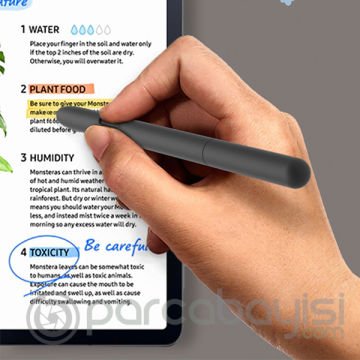 ALLY Samsung Galaxy Tab S8 S7 Kalemi İçin Koruyucu Silikon Kılıf