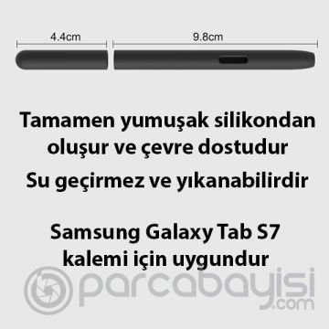 ALLY Samsung Galaxy Tab S8 S7 Kalemi İçin Koruyucu Silikon Kılıf
