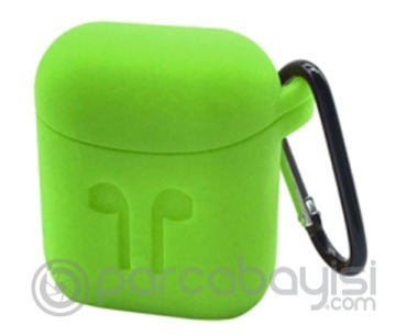 Ally Apple Airpods İçin  Silikon Kılıf Anahtarlıklı