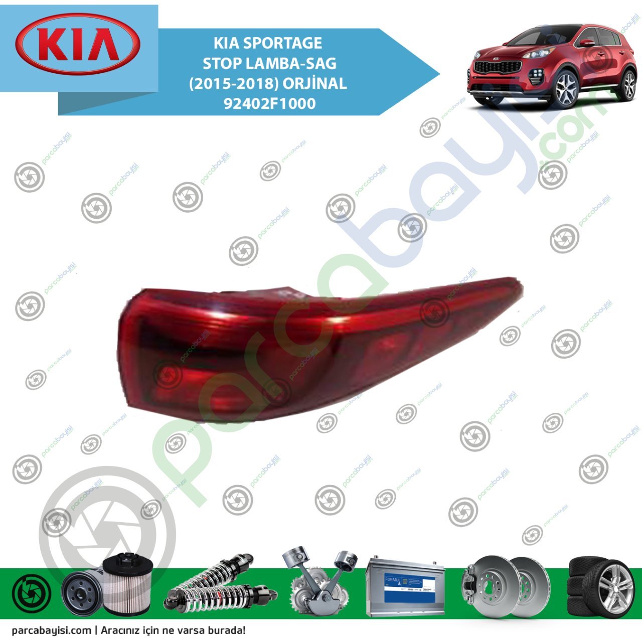 Kia Cerato Arka Çamurluk Dış Sağ (2016-2018) Orijinal |
