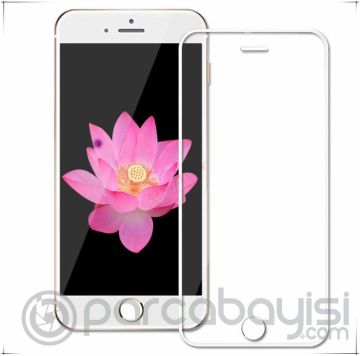 Ally Apple İphone 6 Plus Tempered On Cam Ekran Koruyucu Full Koruma Renkli