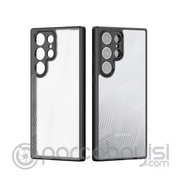 Dux Ducis Samsung S22 Ultra Aimo Series Premium Buzlu Sert PC-TPU Kılıf