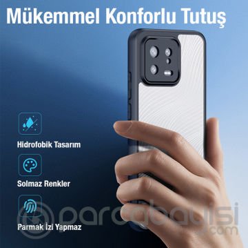 Dux Ducis Xiaomi 13 Aimo Series Premium Buzlu Sert PC-TPU Kılıf