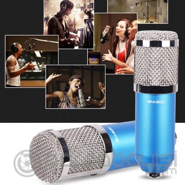 ALLY BM800 Stüdyo Kayıt Youtuber Mikrofonu Seti + Stand + Pop Filtre