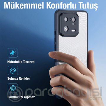 Dux Ducis Xiaomi 13 Pro Aimo Series Premium Buzlu Sert PC-TPU Kılıf