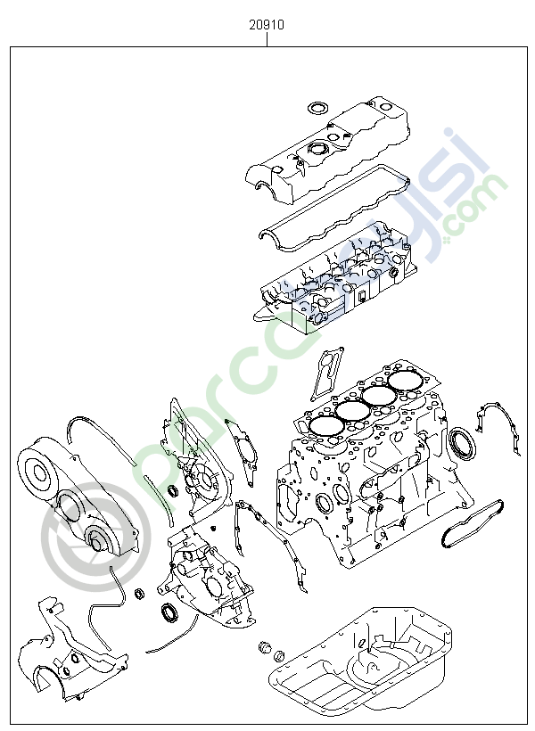 Bongo Takım Conta Motor | K0Ap110270