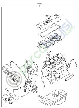Bongo Takım Conta Motor muadil  K0Ap110270