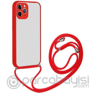 ALLY iPhone 12 Pro 6.1 Askılı Koruyucu Silikon Kılıf