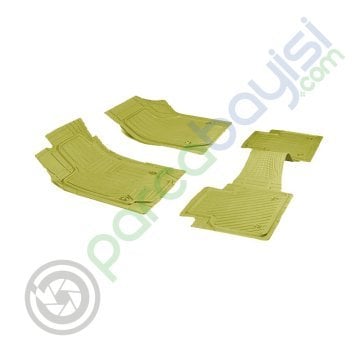 Citroen C4 2011 Sonrası Uyumlu Havuzlu Kesilebilir Bej Paspas