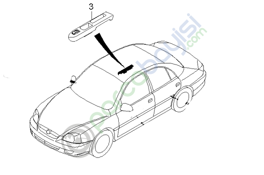 Kia Sorento Arka Kapı Cam Açma Dugm Sağ Orjinal | 935803E300En