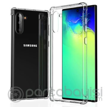 Sm Galaxy Note 10 Anti-Drop Darbe Emici Silikon Kılıf