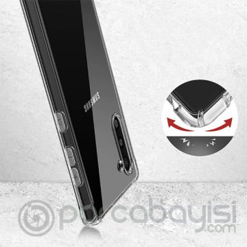 Sm Galaxy Note 10 Anti-Drop Darbe Emici Silikon Kılıf