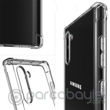 Sm Galaxy Note 10 Anti-Drop Darbe Emici Silikon Kılıf