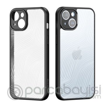 Dux Ducis iPhone 14 Plus Aimo Series Premium Buzlu Sert PC-TPU Kılıf