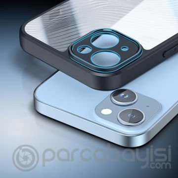 Dux Ducis iPhone 14 Plus Aimo Series Premium Buzlu Sert PC-TPU Kılıf