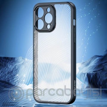 Dux Ducis iPhone 13 Pro Max Aimo Series Premium Buzlu Sert PC-TPU Kılıf