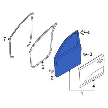 Kia Sportage Ön Kapı Sol Orjinal | 760033W011