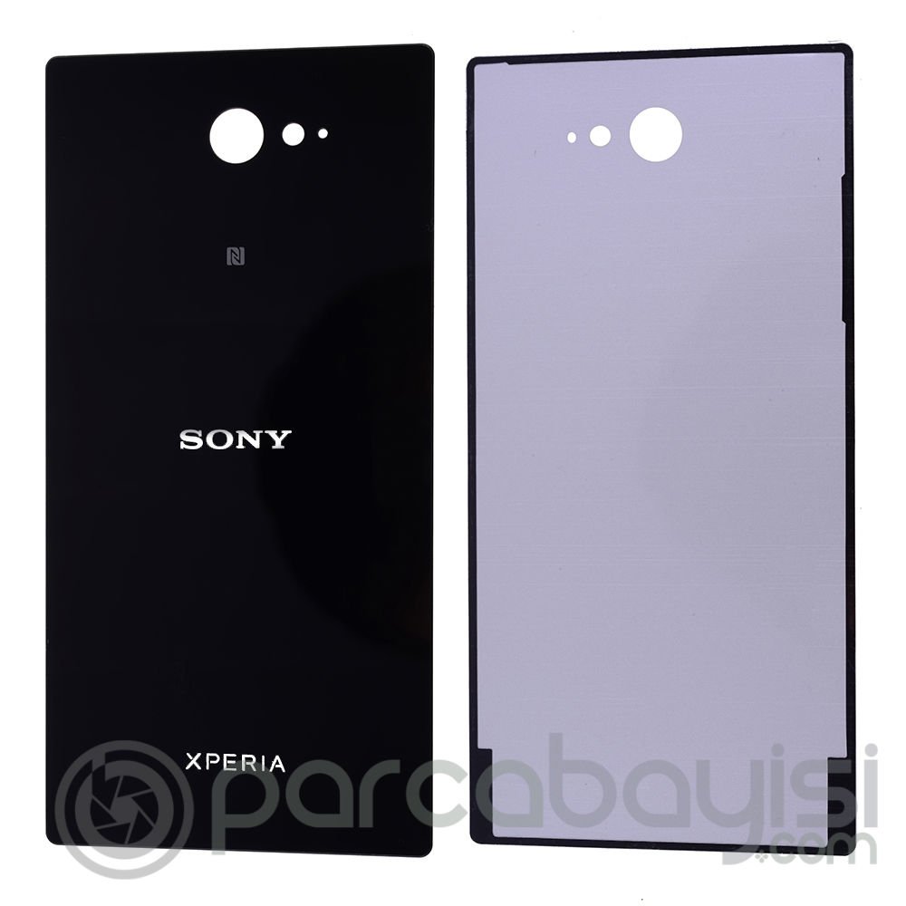 Sony Xperia M2 Arka Pil Kapağı Lens
