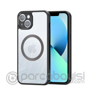 Dux Ducis iPhone 13 Aimo Series MagSafe Premium Buzlu Sert PC-TPU Kılıf
