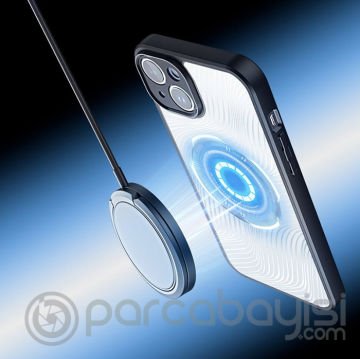 Dux Ducis iPhone 13 Aimo Series MagSafe Premium Buzlu Sert PC-TPU Kılıf