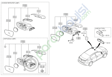 Cerato Ayna Orjinal | 87620A7Bd0