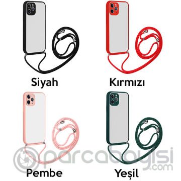 ALLY iPhone 11 Pro 5.8 Askılı Koruyucu Silikon Kılıf