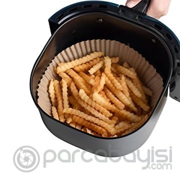 Ally 50 Adet Tek Kullanımlık Yapışmaz Airfryer Pişirme Kağıdı