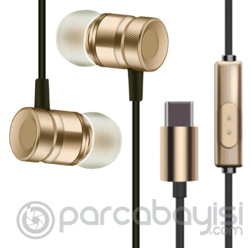 Ally Usb Type-C Çıkışlı Piston Kulaklık Mi6 Htc U11 Kulaklık