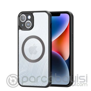 Dux Ducis iPhone 14 Aimo Series MagSafe Premium Buzlu Sert PC-TPU Kılıf