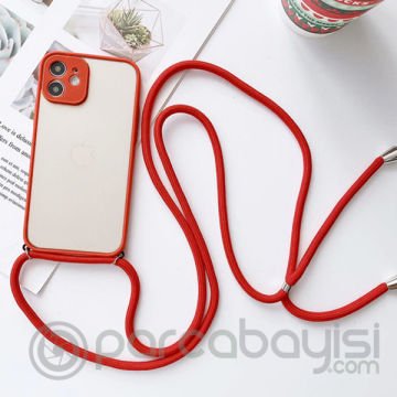 ALLY iPhone 12 Mini 5.4 Askılı Koruyucu Silikon Kılıf