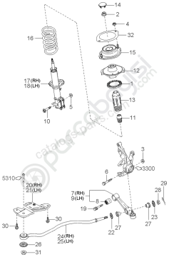 STOPLAMA LASTIGI ORJINAL | 0K30A34471A