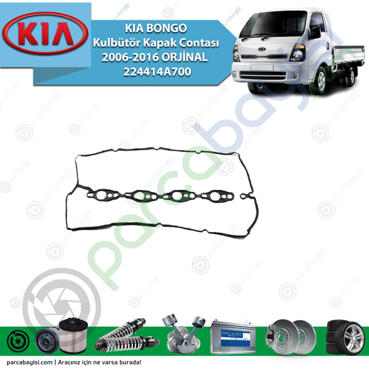 Kia Bongo Kulbütör Kapak Contası 2006-2016 Orijinal | 224414A700