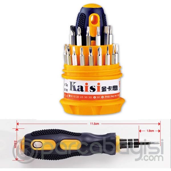 Kaisi-3060 31 Parça Tornavida Seti