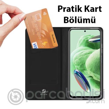Dux Ducis Xiaomi Poco X5 5G Kılıf Skin Pro Series Flip Cover Kapaklı Kılıf