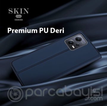 Dux Ducis Xiaomi Poco X5 5G Kılıf Skin Pro Series Flip Cover Kapaklı Kılıf