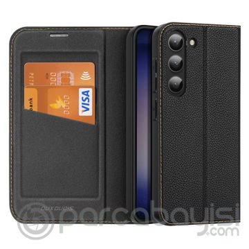 Dux Ducis SM Galaxy S23 Kılıf Skin X2 Series Magnetic PU Deri Manyetik Kapaklı Kılıf