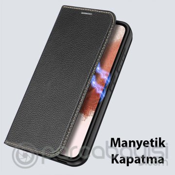 Dux Ducis SM Galaxy S23 Kılıf Skin X2 Series Magnetic PU Deri Manyetik Kapaklı Kılıf