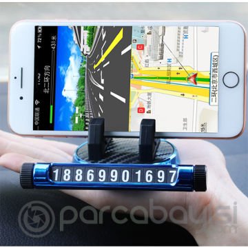 Çok fonksiyonlu Araç Geçici Park Numaratör Ve Telefon Tutucu